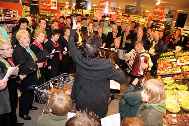 Opening festival Cult Royale in AH supermarkt Schipluiden