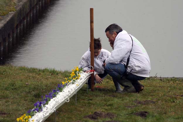 Langste plantenbak ter wereld langs de Zweth - 20 maart 2010