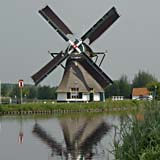Schaapweimolen in Rijswijk, nabij Den Hoorn
